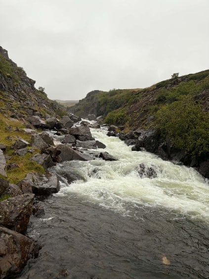 Gljúfurá í ágúst 