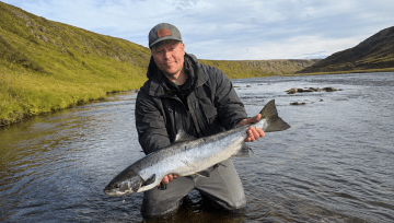 Nýgenginn lax enn að veiðast í Sandá - laus holl í september